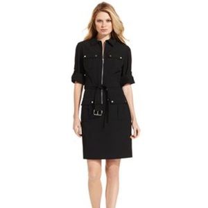 Michael Kit’s Utility Shirtdress - Black